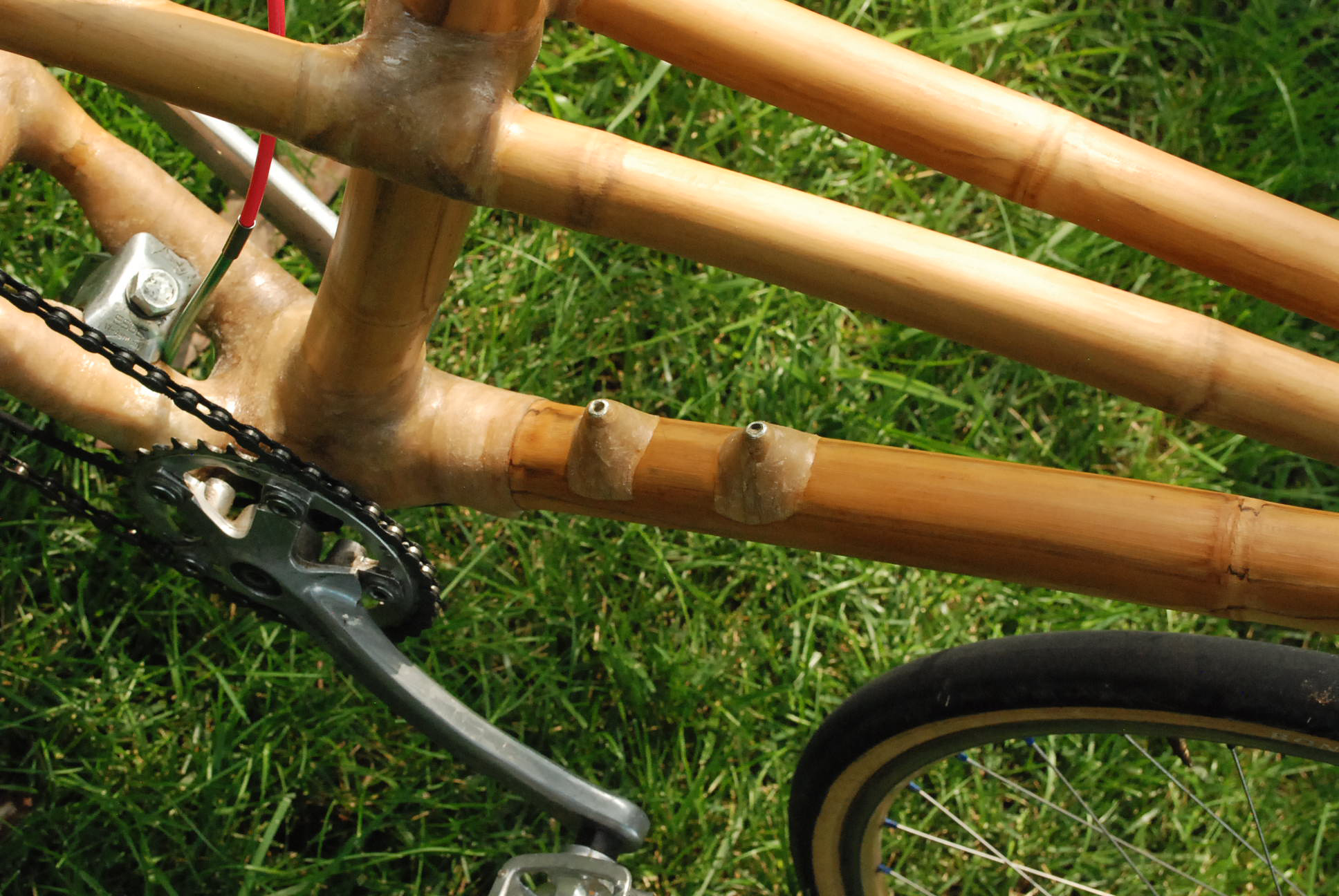 water bosses on bamboo bike